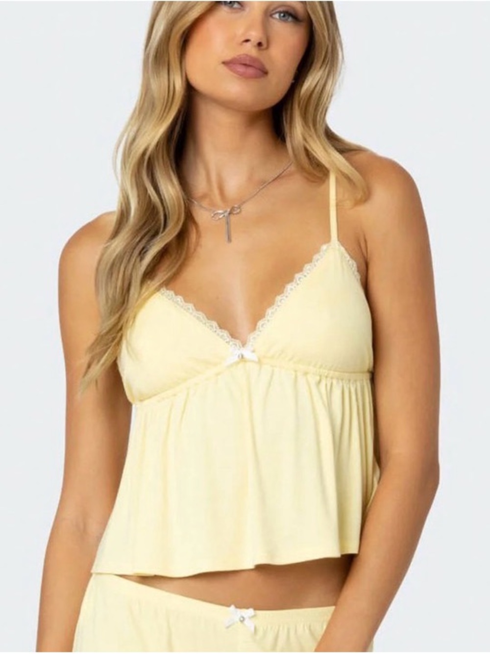 Edikted Buffy Babydoll Tank Top